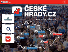 Tablet Screenshot of ceskehrady.cz